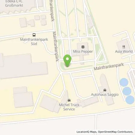 Standortübersicht der Tankstelle BP Europa SE in 97337 Dettelbach