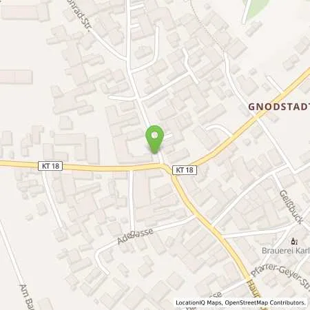 Standortübersicht der Tankstelle N-ERGIE Aktiengesellschaft in 97340 Gnodstadt