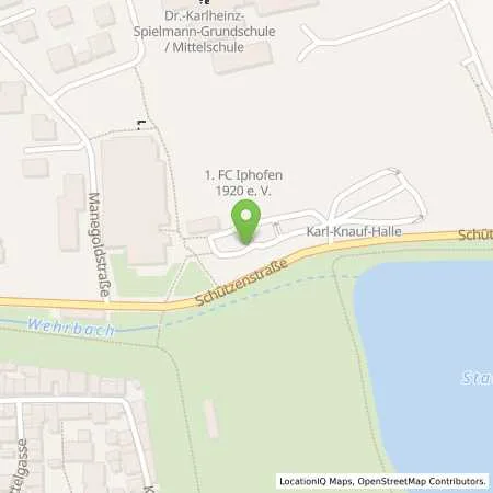 Standortübersicht der Tankstelle N-ERGIE Aktiengesellschaft in 97346 Iphofen