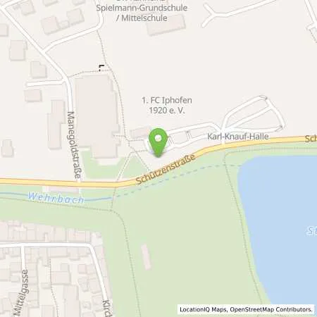 Standortübersicht der Tankstelle N-ERGIE Aktiengesellschaft in 97346 Iphofen