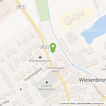 Standortübersicht der Strom (Elektro) Tankstelle: N-ERGIE Aktiengesellschaft in 97355, Wiesenbronn
