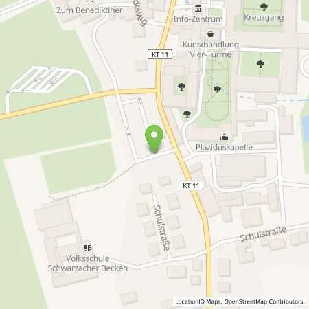 Standortübersicht der Tankstelle N-ERGIE Aktiengesellschaft in 97359 Münsterschwarzach