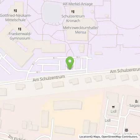 Standortübersicht der Tankstelle Charge-ON in 96317 Kronach