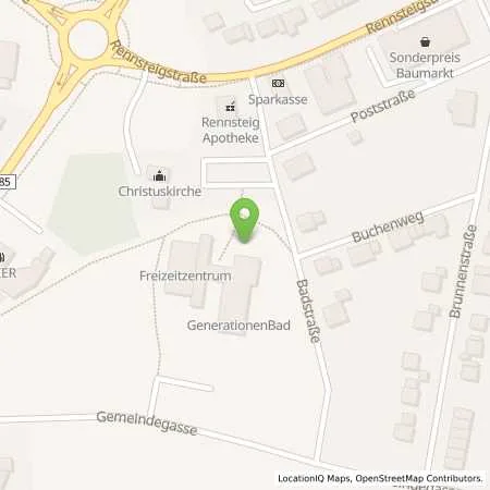 Standortübersicht der Tankstelle Charge-ON in 96361 Steinbach am Wald