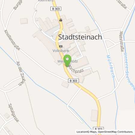 Standortübersicht der Strom (Elektro) Tankstelle: N-ERGIE Aktiengesellschaft in 95346, Stadtsteinach