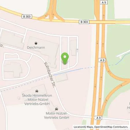 Standortübersicht der Tankstelle Allego GmbH in 95502 Himmelkron