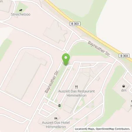 Standortübersicht der Tankstelle Allego GmbH in 95502 Himmelkron