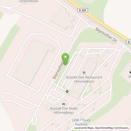Standortübersicht der Strom (Elektro) Tankstelle: IONITY GmbH in 95502, Himmelkron