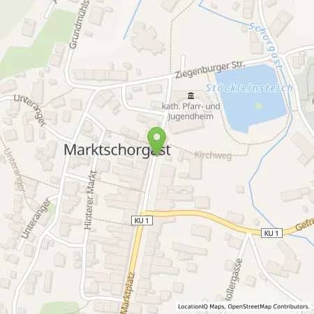 Standortübersicht der Tankstelle N-ERGIE Aktiengesellschaft in 95509 Marktschorgast
