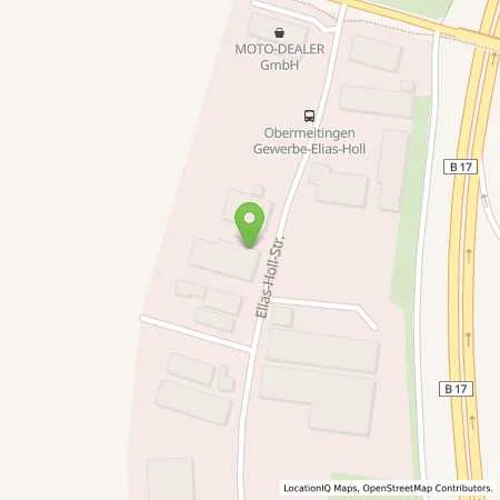 Standortübersicht der Tankstelle Lechwerke AG in 86836 Obermeitingen