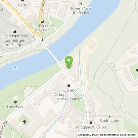 Standortübersicht der Tankstelle Lechwerke AG in 86899 Landsberg