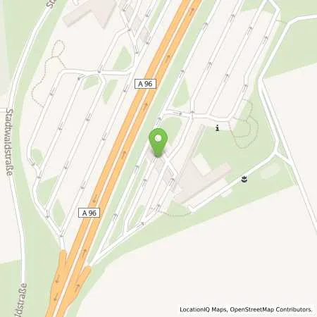 Standortübersicht der Tankstelle IONITY GmbH in 86899 Landsberg am Lech