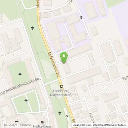 Standortübersicht der Tankstelle Stadtwerke Landsberg KU in 86899 Landsberg