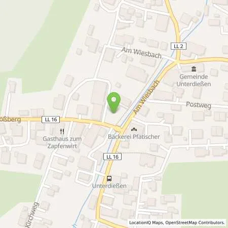 Standortübersicht der Tankstelle Lechwerke AG in 86944 Unterdießen