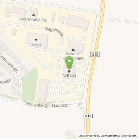 Standortübersicht der Tankstelle ALDI SÜD in 84036 Kumhausen