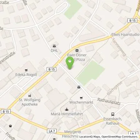 Standortübersicht der Tankstelle Überlandzentrale Wörth/Isar Altheim Netz AG in 84051 Essenbach