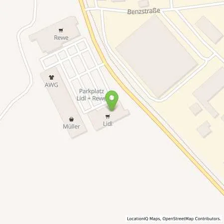 Standortübersicht der Tankstelle Lidl Dienstleistung GmbH & Co. KG in 84056 Rottenburg a. d. Laaber