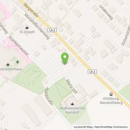 Standortübersicht der Tankstelle Stadtwerke Vilsbiburg (Eigenbetrieb) in 84137 Vilsbiburg