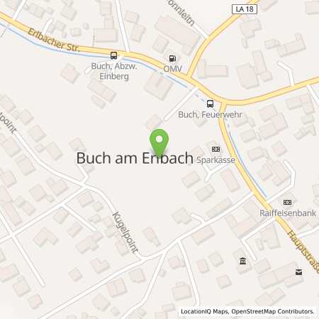 Standortübersicht der Strom (Elektro) Tankstelle: Gemeinde Buch a.Erlbach in 84172, Buch a.Erlbach
