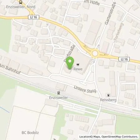 Standortübersicht der Tankstelle Stadtwerke Lindau (B) GmbH & Co. KG in 88131 Bodolz