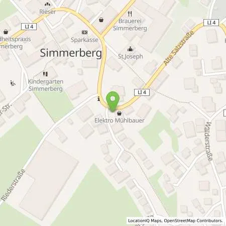 Standortübersicht der Tankstelle Elektro Mühlbauer GmbH in 88171 Weiler-Simmerberg