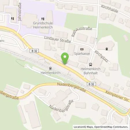 Standortübersicht der Tankstelle illwerke vkw AG in 88178 Heimenkirch