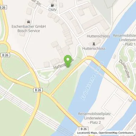 Standortübersicht der Tankstelle Energieversorgung Lohr-Karlstadt u. Umgebung GmbH & Co. KG in 97737 Gemünden am Main