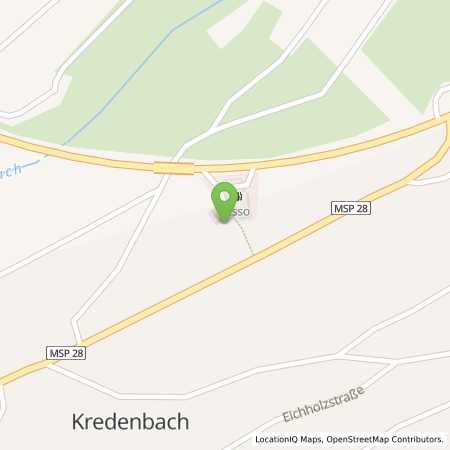 Standortübersicht der Strom (Elektro) Tankstelle: Lechwerke AG in 97839, Esselbach