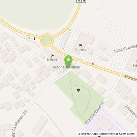 Standortübersicht der Tankstelle Autohaus Fellner GmbH & Co. KG in 83607 Holzkirchen