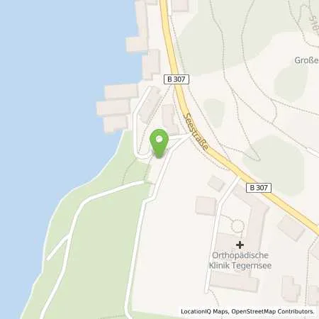 Standortübersicht der Tankstelle Elektrizitätswerk Tegernsee Carl Miller KG in 83684 Tegernsee