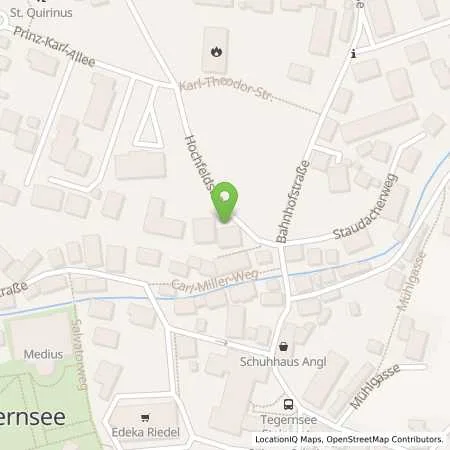 Standortübersicht der Tankstelle Elektrizitätswerk Tegernsee Vertriebs- und Service-KG in 83684 Tegernsee