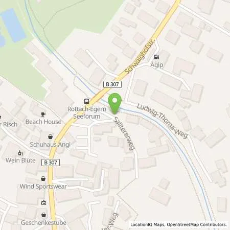 Standortübersicht der Tankstelle Elektrizitätswerk Tegernsee Vertriebs- und Service-KG in 83700 Rottach-Egern