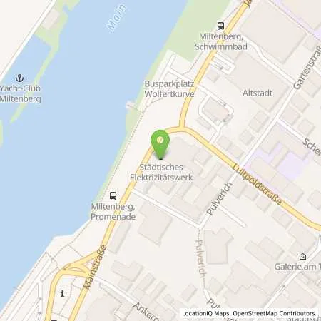 Standortübersicht der Tankstelle EMB Energieversorgung Miltenberg - Bürgstadt GmbH & Co. KG in 63897 Miltenberg