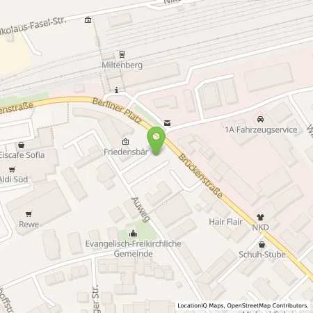 Standortübersicht der Tankstelle EMB Energieversorgung Miltenberg - Bürgstadt GmbH & Co. KG in 63897 Miltenberg