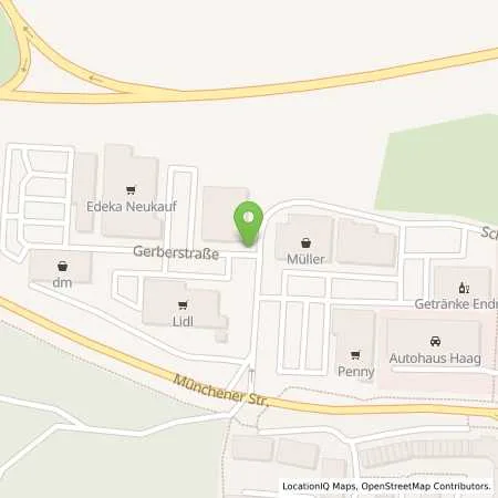 Standortübersicht der Tankstelle EnBW mobility+ AG und Co.KG in 83527 Haag