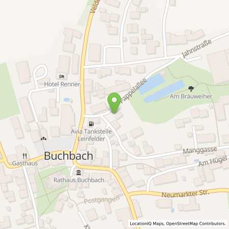 Standortübersicht der Strom (Elektro) Tankstelle: Mer Germany GmbH in 84428, Buchbach
