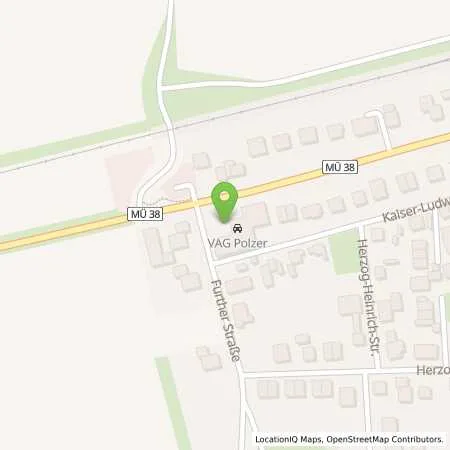 Standortübersicht der Tankstelle Polzer GmbH in 84539 Ampfing