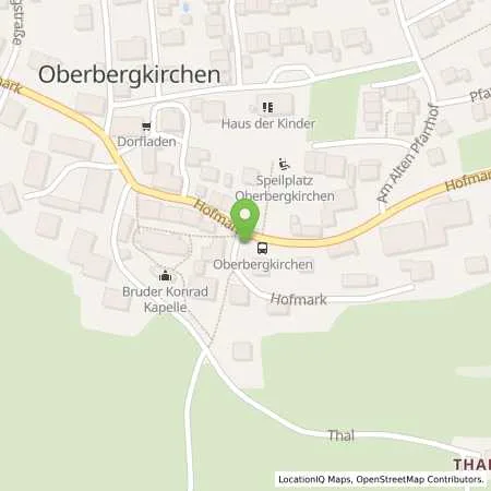 Standortübersicht der Tankstelle Gemeinde Oberbergkirchen in 84564 Oberbergkirchen