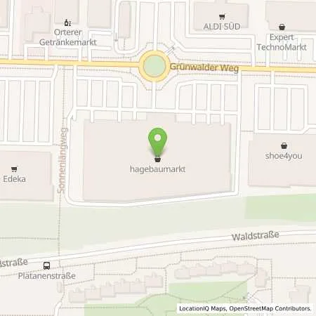 Standortübersicht der Tankstelle EnBW mobility+ AG und Co.KG in 82008 Unterhaching