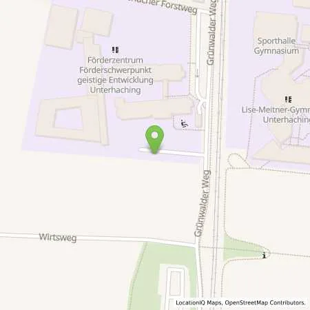 Standortübersicht der Tankstelle Landkreis München in 82008 Unterhaching