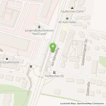 Standortübersicht der Tankstelle Gemeinde Taufkirchen - Gebietskörperschaft in 82024 Taufkirchen