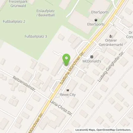 Standortübersicht der Tankstelle Mercedes- Benz AG - Niederlassung München in 82031 Gruenwald