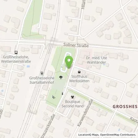 Standortübersicht der Tankstelle Gemeinde Pullach i. Isartal in 82049 Pullach i. Isartal