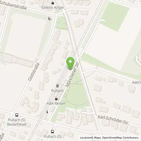 Standortübersicht der Tankstelle Gemeinde Pullach i. Isartal in 82049 Pullach i. Isartal