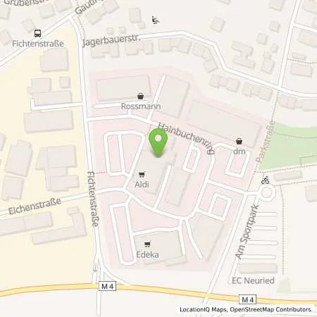 Standortübersicht der Tankstelle ALDI SÜD in 82061 Neuried