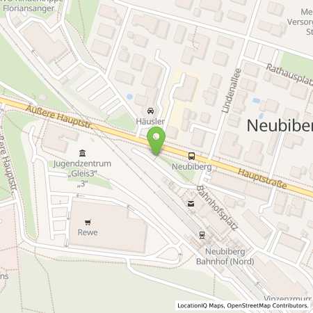 Standortübersicht der Strom (Elektro) Tankstelle: Gemeinde Neubiberg in 85579, Neubiberg