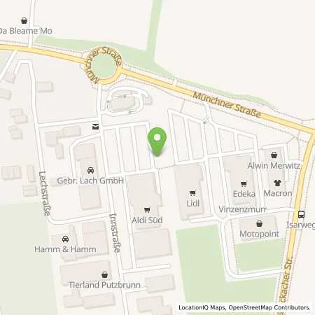 Standortübersicht der Tankstelle ALDI SÜD in 85640 Putzbrunn