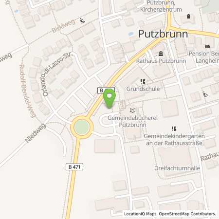 Standortübersicht der Strom (Elektro) Tankstelle: Gemeinde Putzbrunn in 85640, Putzbrunn