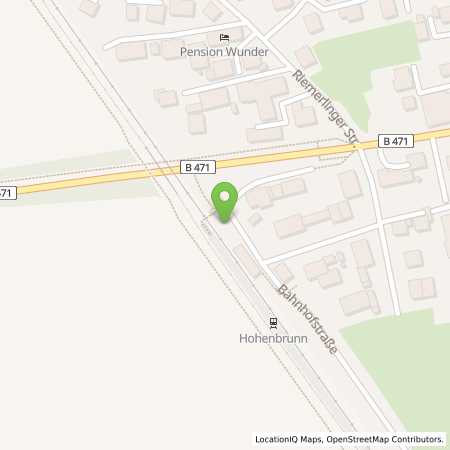 Standortübersicht der Strom (Elektro) Tankstelle: Gemeinde Hohenbrunn in 85662, Hohenbrunn