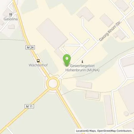 Standortübersicht der Tankstelle Gemeinde Hohenbrunn in 85662 Hohenbrunn